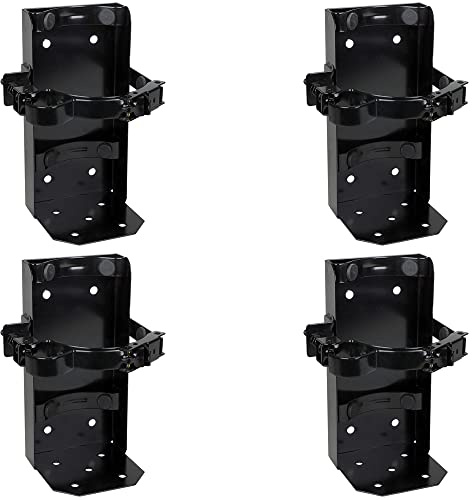 (4 Pack) 2.5 Gallon Steel Heavy Duty Universal Water Fire Extinguisher Vehicle Mounting Brackets