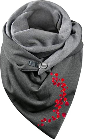 Dreiecksschal Damen Herbstschal Lange Halstuch Flauschig Schal Dreieck Einfache Kaschmir-Schal Soft Dreieckstuch Retro Kariert Schal Fransen Wickelschal Elegant Weich Schlauchschal Als Geschenk