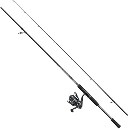 Abu Garcia Fast Attack Pro 210 20-70g Pike Cast Combo, Spinning Combo zum Raubfischangeln, Schwarz