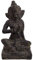 Stonox Garten Skulptur Sitzende Göttin Tara, Frostfeste Gartenfiguren, Wetterresistente Steinskulptur, Spirituelle Dekoration, für Haus und Outdoor
