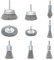 Drahtbürsten-Set für Bohrer, gewellter Stahldraht, 9 Stück Drahtbürsten Rad- & Topfbürsten-Set Draht-Bohrer-Bürsten-Set für Bohren, Polieren, Schleifen, Entrosten, Entgraten