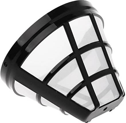 Filtre à café, réutilisable, en plastique, avec poignée, lavable, filtre à café en acier inoxydable, réutilisable