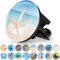 M. ROSENFELD HOME Universal Waschbeckenstöpsel 40mm mit Motivder Seestern - Seestern Chrom Abflussstopfen – aus Messing, Universal mit Gummi für Waschbecken im Bad und Bidets - Excenterstopfen