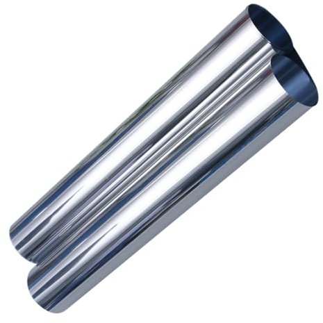 TOPPERFUN 1 Rolle Reflektierende Glasfolie Glastönungsfolie Kunststoff-Sonnenschutzfolie für Fenster Keine Haustiere Fensterfolie Sichtschutzglasfolie Glas Aufkleber kein Kleber Isolierfolie