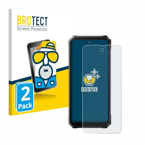 BROTECT Schutzfolie für Blackview BL9000 | 2 Stück Entspiegelnder Displayschutz Made in Germany Matte Displayschutz-Folie Anti-Reflex Anti-Fingerprint Einfache Montage
