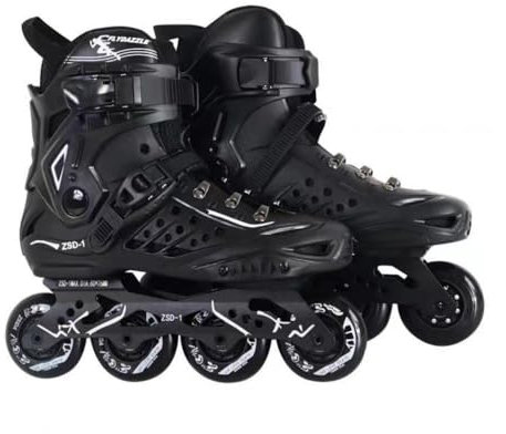 AYES Inline-Skates Herren Damen Professionelle Rollschuhe Fitness Inliner für Erwachsene und Anfänger Rollschuhe (Schwarz, 44)