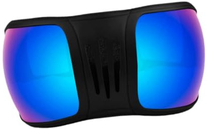 Folpus Augenschutz für Pferde, Schutzbrille für Pferderennen, Winddichter Augenschutz für Pferde für Springtrail, Ausdauer, Reiten, Schwarz Und Blau