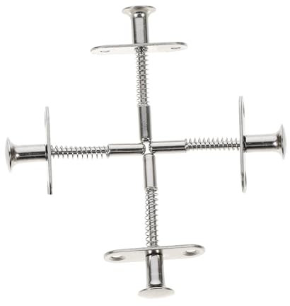 DOITOOL 1 Satz Federverschluss Bettgitter Für Kleinkinder Riegel Schiene Krippen Bausatz Krippenzubehör Vogelkäfig Zubehörteile Befestigungsbeschläge Für Möbel Rostfreier Stahl Silver 10st