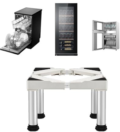 MiSMiAO Base Frame for Fridge Base Height 39-41 cm Adjustable Base for Dishwasher Freezer Kitchen Cabinet and Static Household Appliances (Adjustable 47-70 cm) (Height 39 cm)