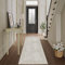 HUGEAR Vintage Hellbraun Waschbarer Teppich 60x180cm LäUfer Flur rutschfest Weich Vorzimmer Tepich Kurzflor Schlafzimmer Retroteppiche KüChe Bedroom Brücken Hallway Carpet