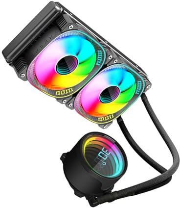 GMBYLBY Sistemas Avanzados Enfriamiento CPU Líquidos Radiadores 240 Mm con Sync Argb para Placas Base