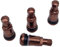4X Aluventile PKW Metallventil 11,3mm Leicht Felgenventile (Kupfer)