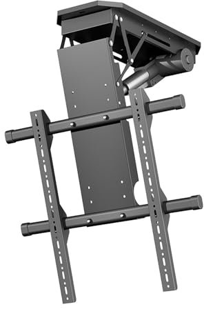 YXZQLOZ Support de Moniteur de Toit Rabattable, Support TV de Plafond motorisé avec télécommande pour téléviseurs de 50 à 90 Pouces