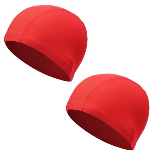 SSKHE SSKHE Eccezionale cuffia da nuoto per adulti ideale per tutti i nuotatori, che offre comfort, stile e funzionalità, perfetta per il nuoto ricreativo e agonistico. (red)