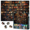 Bibliothek Puzzles 1000 Teile, Die Wände der Bibliothek sind voller Bücher Puzzle, Bücher 1000 Teile Puzzles für Erwachsene, 70 x 50 cm Puzzle Impossible Geschicklichkeitsspiel für die Ganze Familie