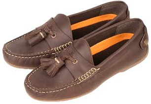 Rydale Ladies Leather Driving Loafer Women's Tassel Loafers Equestrian Footwear