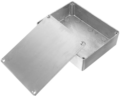 Mobestech Robustes Aluminium druckguss gitarreneffektpedalgehäuse Stoßfestes Pedal enclosure für Musikinstrumente Einfach zu Montierende Effektbox