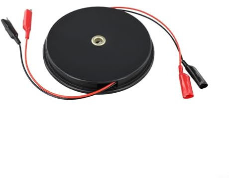 Car Multimeter Extension Reel, Retractable 3/6/9 Meter Wire with Clips, Dual Connection Ports, Plastic Spool for Automotive Repair(6m)