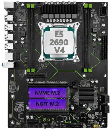 MR9A-H X99 2011-3 Kit set scheda madre Processore CPU 2690 V4 con memoria DDR4 16GB(2 * 8G) 2133MHz combinata