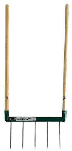 Leborgne 320300 Biogrif 5 dents assemblée avec manche en Bois