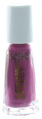 Layla Cosmetics 1243R23-058 Ceramic Effect Nagellack - sour cherry, 1er pack (1 x 0.01 l)