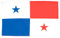 AZ FLAG - Bandera Panamá - 90x60 cm - Bandera Panameña 100% Poliéster Con Ojales de Metal integrados - 50g - Colores Vivos Y Resistente A La Decoloración
