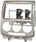 tomzz Audio 2433-011 Doppel DIN Radioblende kompatibel mit Mazda 5 (CR) 2005-2010 Silber
