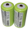 vhbw 2x NiMH Batteria 3000mAh per Roadstar Portable Radio HRA-5500/BK come Baby C (R14).