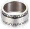PAURO Herren Edelstahl Buddhismus tibetischen Mantra Spinner Ring 10mm Wide Band Jahrgang Om Mani Padme Hum Gebet Schmuck Silber Größe 60