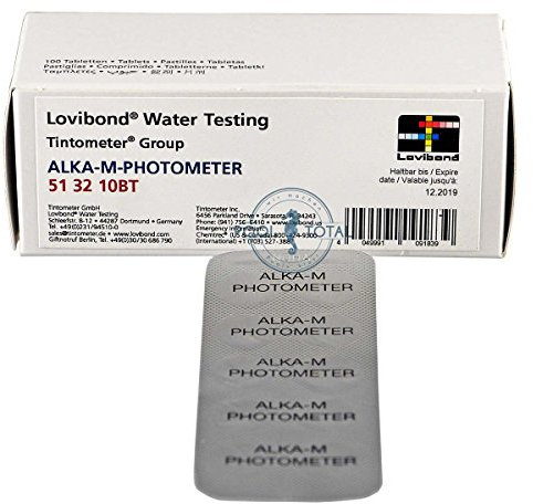 Lovibond Alka-M Photometer 250 Tabletten (25 Streifen) by Pool Total | Markenqualität Tintometer