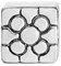 Eguzkilore Charm Plata de Ley 925mm Abalorio Baldosa de Bilbao, Compatible con Pulseras Eguzkicharm, Pandora y Otras Pulseras de Estilo Europeo.