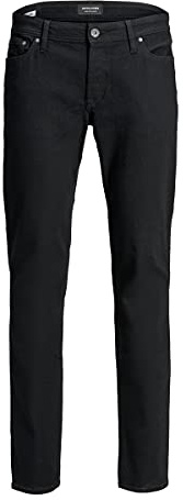 JACK & JONES Tim Original Slim Fit Herren Jeans, Hosengröße:W34/L36, Farbe:Schwarz (816 Black Denim)