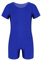Freebily Kinder Jungen Mädchen Ballettanzug Kurzarm Sportbody Ballett Trikot Tanz-Body Gymnastik Overall Ganzanzug Turnanzug in Gr. 104-164 Blau 164