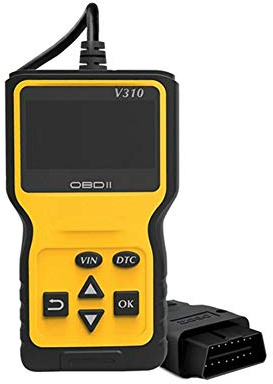 Aukson N34C Auto OBD2 Scanner V310 – OBD-II EOBD 16pin Fehlercode-Leser & Reset-Tool für Alle OBD2 Fahrzeuge seit 1996, LCD Display, fehlercode-Diagnosegerät
