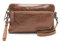 FRYE Women's Melissa Crossbody Wristlet, Cognac, One Size