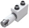 VILSTEIN Heizkörperanschluss Set, Multiblock für Badheizkörper, Universal, Mittelanschluss, mit Thermostat, Weiß
