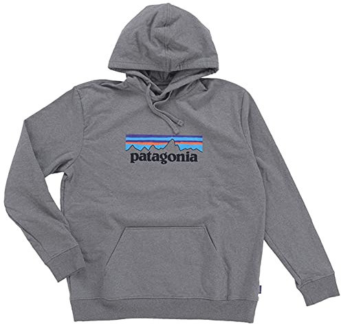 Patagonia Unisex P-6 Logo Uprisal Hoodie Tops, Grau (Gravel Heather), XL