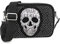 Kleine Damentasche mit Nieten - Schwarze Gothic-Punk-Umhängetasche - Mexikanische Totenkopf-Rock-Damentasche - Tasche im Biker-Stil - Originelle Geschenke für Frauen (Bandolera-Negro)