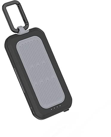 XWIN 10000mAh Waterproof Power Bank: Outdoor Portable Fast Charger with USB C PD 20W, IP67 Rugged Heavy Duty and Flashlight for Camping or Hiking, Compatible for iPhone, iPad, Samsung Galaxy, Android