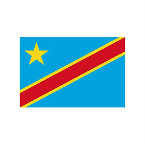 Drapeau 90x150cm COG Drapeau République du Congo Congo-Kinshasa