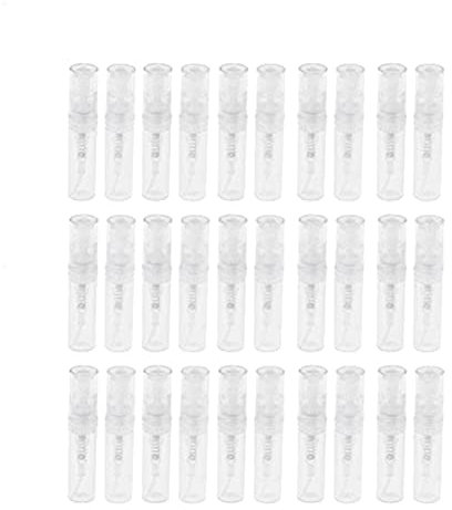 Tbkoly Lot de 30 flacons jetables en plastique pour bouteille d'échantillons vides de parfum 2 ml