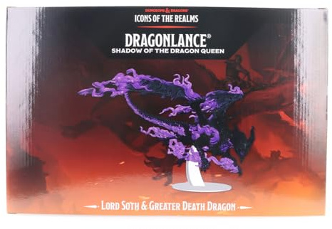 WizKids D&D Icons of The Realms Dragonlance Miniaturen vorbemalt Lord SOTH on Greater Death Dragon (Set 25)