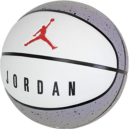 Nike Jordan Playground 8P Deflated Basketball (Cement Grey, 7)