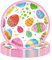 16Pcs Easter Party Paper Plates,Pink 7 inch Paper Plate Happy Easter Tableware Decor Easter Dessert Plates Pink Eggs Pattern Disposable Paper Plate for Kids Adults Easter Party Supplies Table Decors