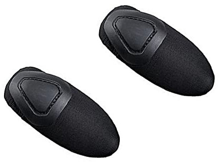 JEIMAI Set di ginocchiere tattiche Airsoft Combat Paintball Adatto per militare G3 G2 pantaloni camicia (gomito nero)