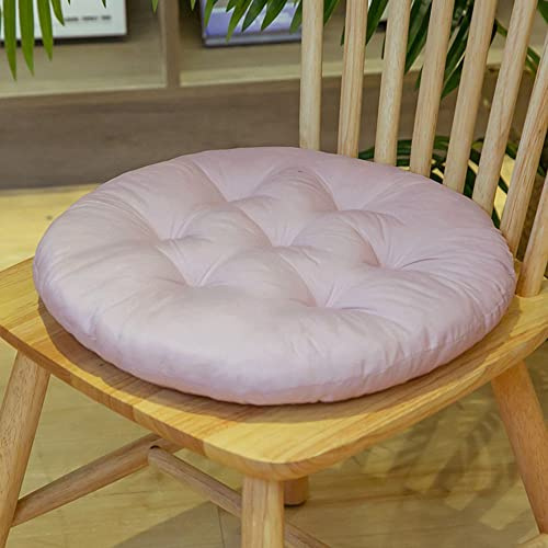 LUMoony Gepolstertes Sitzkissen für Stuhl Baumwoll-Sitzkissen 2Pcs Bequeme Sitzkissen Für Auto Sitzgelegenheit Back Pad Home Küche Garten Esszimmer Büro Stuhlkissen 40cm Runde gepolsterte Sitzkissen