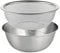 MagiDeal Passoire en Acier Inoxydable 304 avec Bol mélangeur, Ensemble de passoires pour Bol de Lavage de Riz, pâtes, Spaghetti, Riz, passoire, 18CM