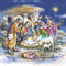 Malagro 20 servilletas de Navidad Holy Family como decoración de mesa. Servilletas de papel con diseño. También para decoupage y decoupage y decoupage (33 x 33 cm)