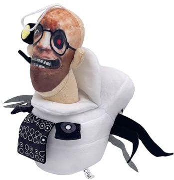 Super JAKES Peluche,Titan TV Man Titan Speakerman Cameraman Skibidi Peluches Figura para Niños,Halloween Navidad Cumpleaños Regalos(Dr. Toilet Man)