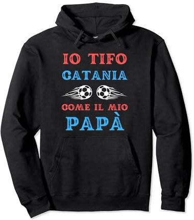Catania Calcio Bambino Divertente Idea Regalo Tifoso Felpa con Cappuccio